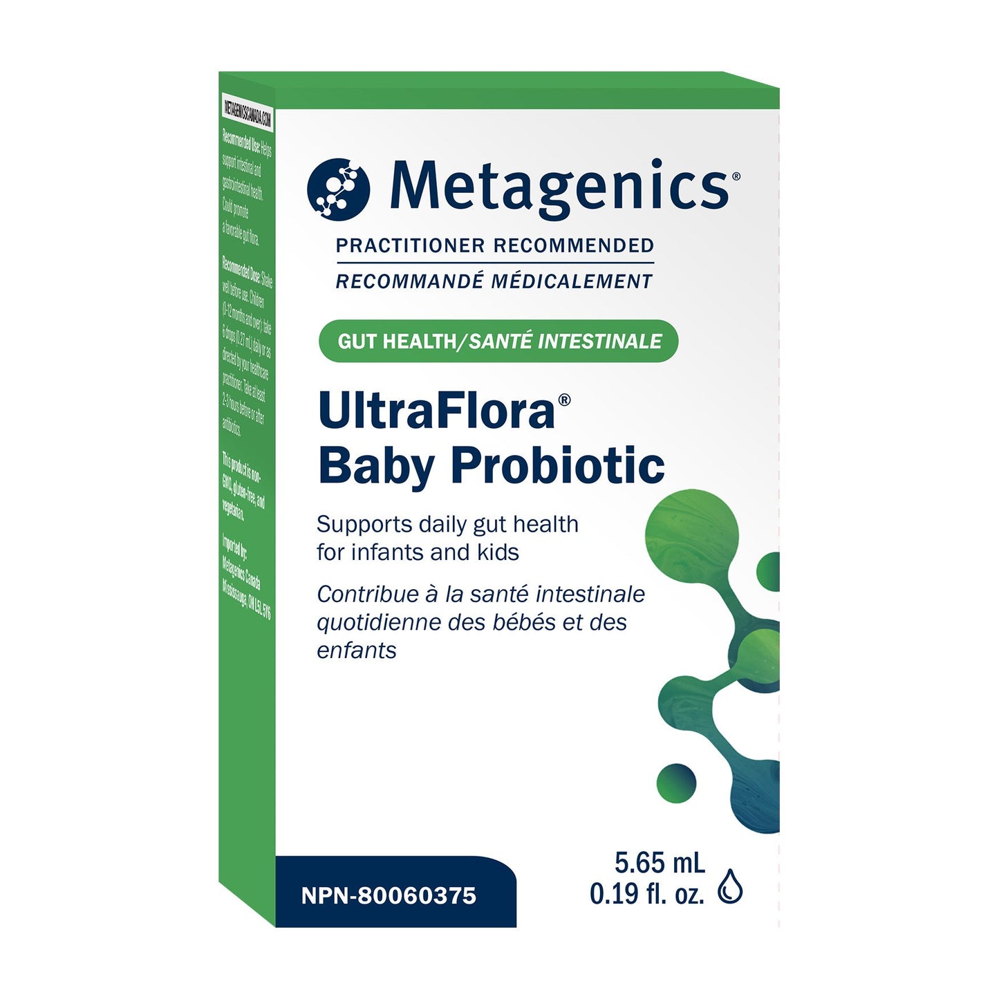 UltraFlora Baby Probiotic (Metakids Baby Probiotic) - Soutien probiotique pour les tout-petits