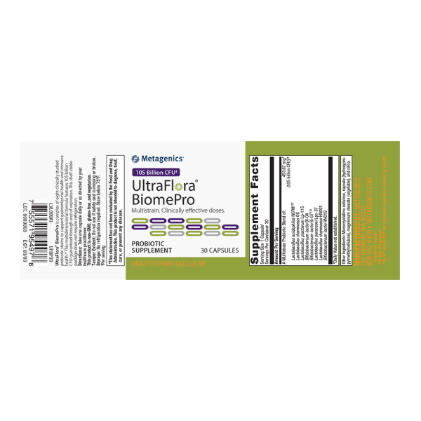 UltraFlora BIOMEPRO - Probiotiques pour une santé intestinale optimale