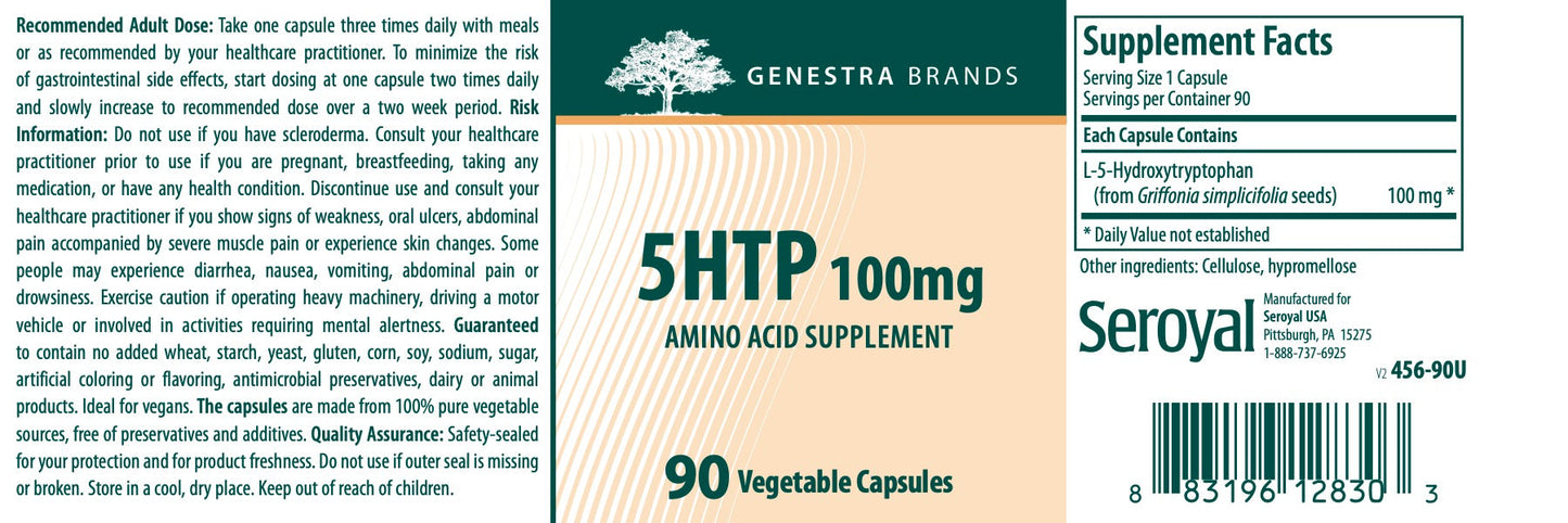 5HTP - 100 mg : Complément Idéal pour les Végétaliens