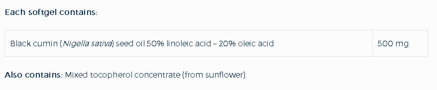 Black Cumin SAP - Les Bienfaits du Cumin Noir