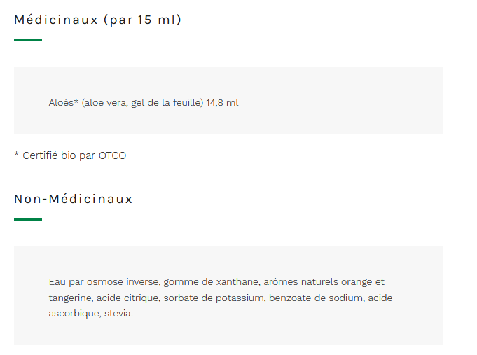Gel Aloes - Soin Naturel Digestif