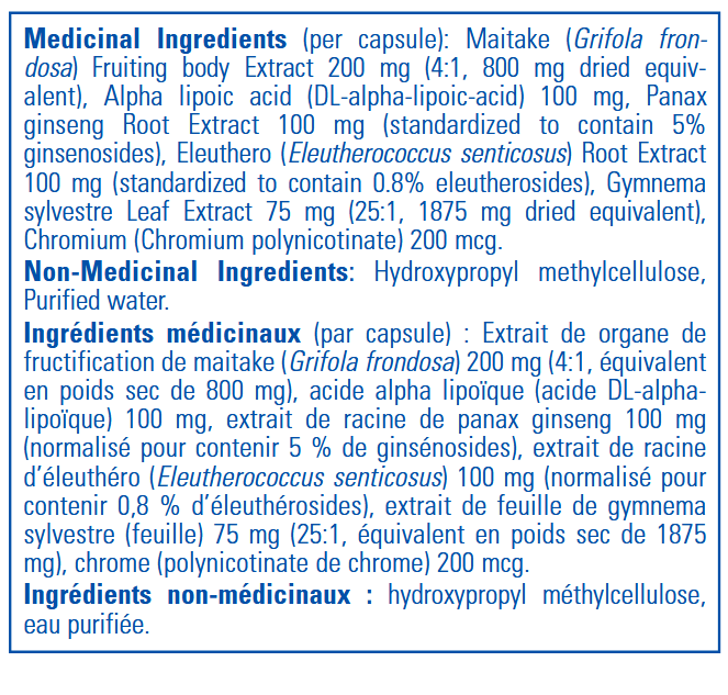 Glucose Support Formula - Nutrition Essentielle