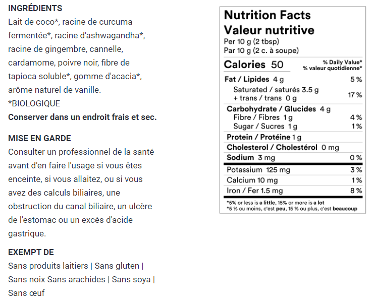 Latte Doré au Curcuma et Gingembre - Anti-inflammatoires