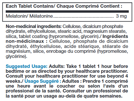 Melatonin PR 3 mg Prolonged-Release : Votre Alliée pour un Sommeil Réparateur