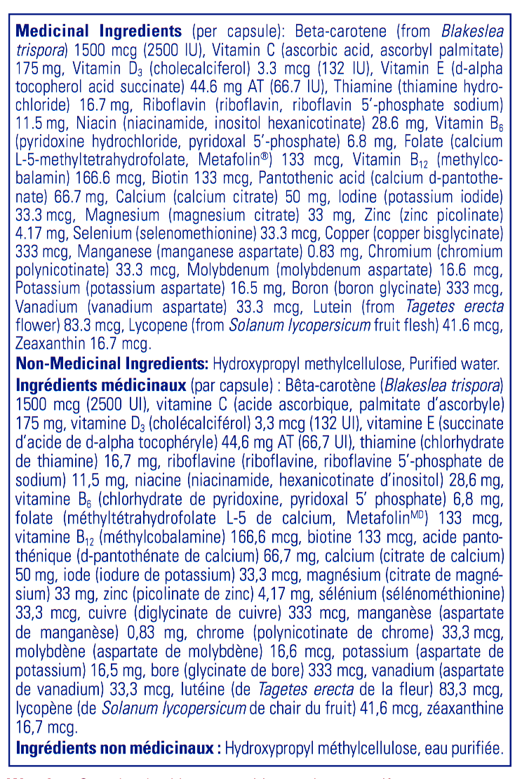 Nutrient 950 (sans fer) - Aide à l'Arthrose