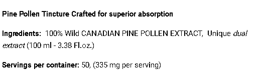 Pine Pollen Lodgepole - Un Trésor Naturel de Vitalité
