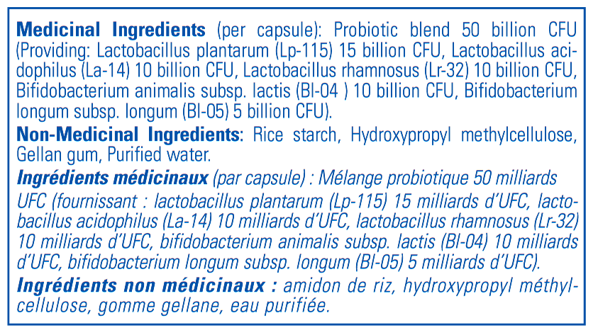 Probiotic 50B - Santé Intestinale