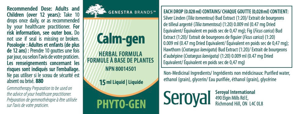 Calm-gen – Apaisement Naturel et Bien-être