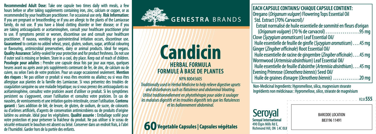 Candicin – Solution Naturelle pour le Confort Digestif