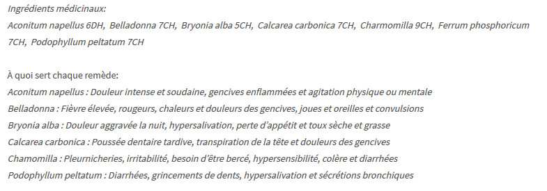 Dents - Poussée Dentaire chez les Enfants