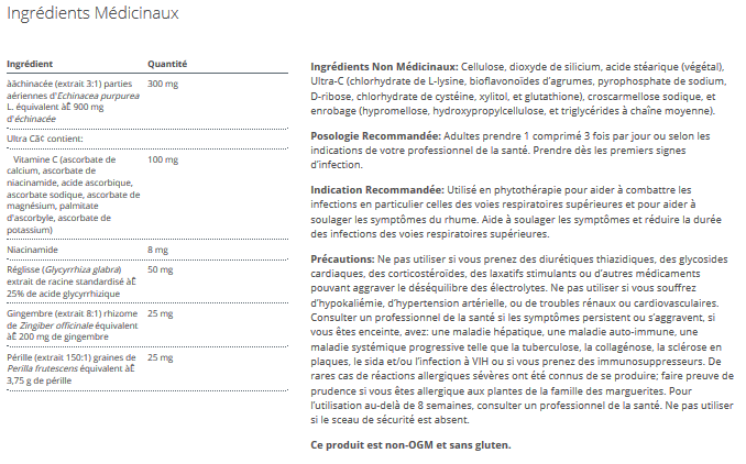 Echinacea Synergy - Soutien pour les Voies Respiratoires