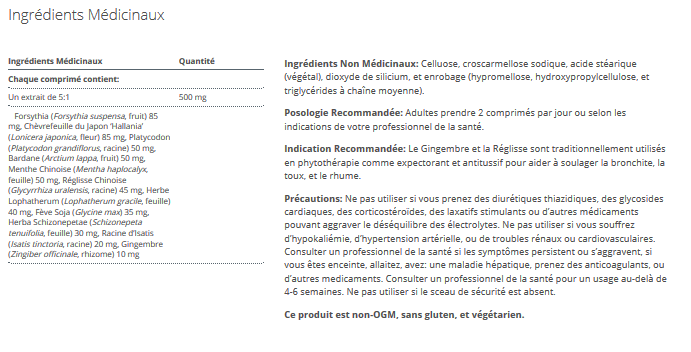 Essential Defense - Toux et Rhume