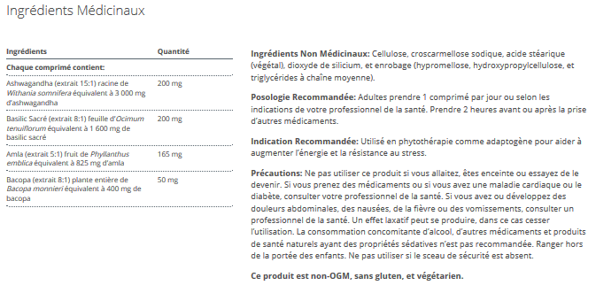 Exhilarin - Augmentation de l'Énergie et Résistance au Stress
