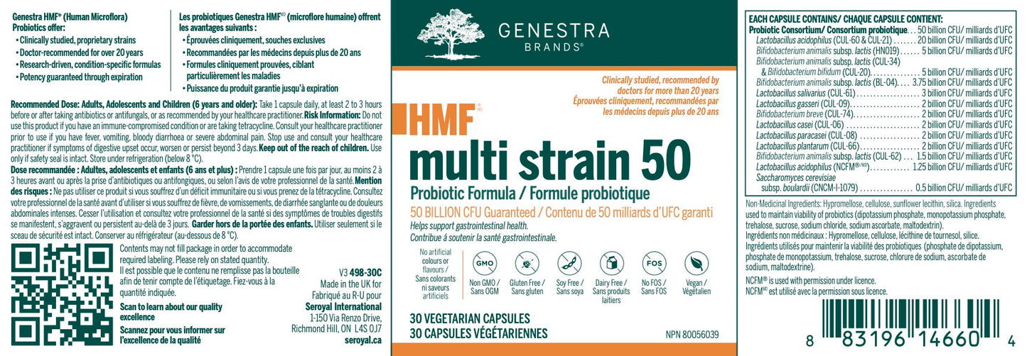 HMF Multi Strain 50 – Probiotiques Équilibrés