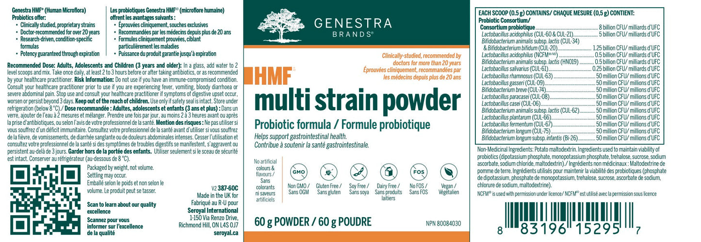 HMF Multi Strain Powder – Flore Intestinale Équilibrée