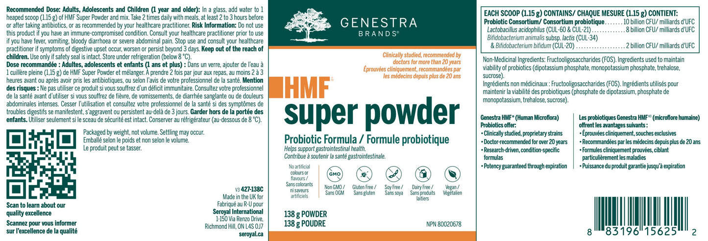 HMF Super Powder – Santé Intestinale