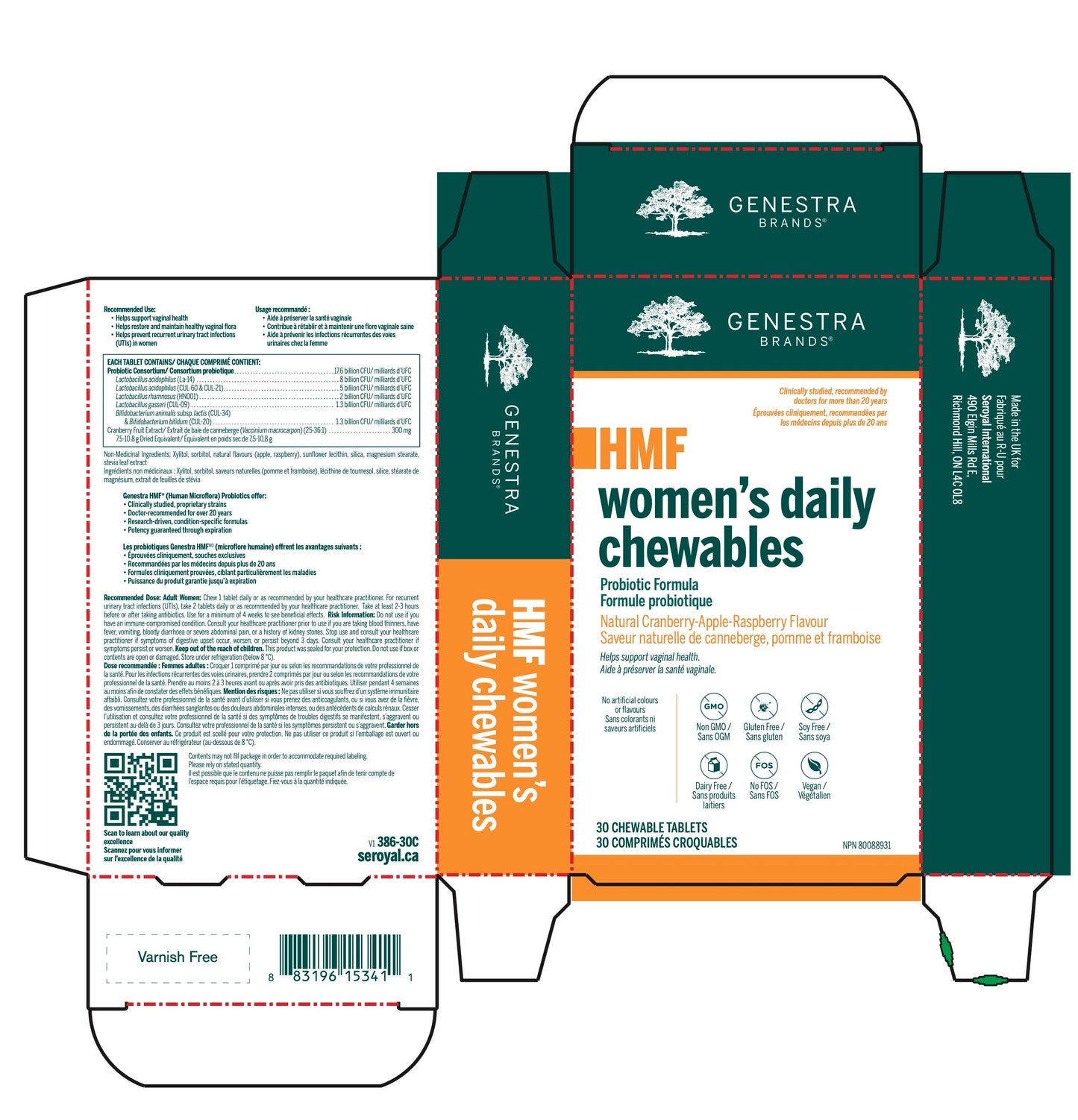 HMF Women's Daily Chewables – Santé Féminine