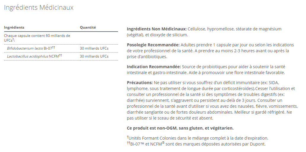 UltraFlora IB - Santé Intestinale