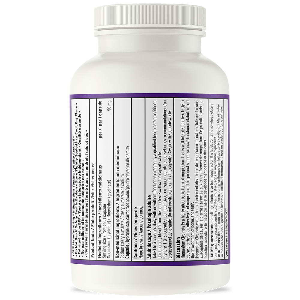Magnesium Glycinate - Énergie Musculaire et Relaxation