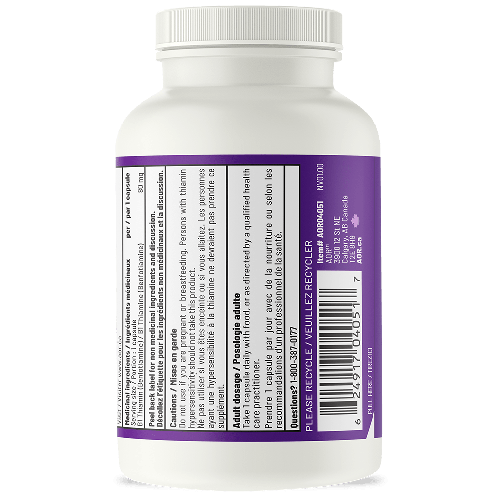 Benfotiamine : Forme Avancée de la Vitamine B1