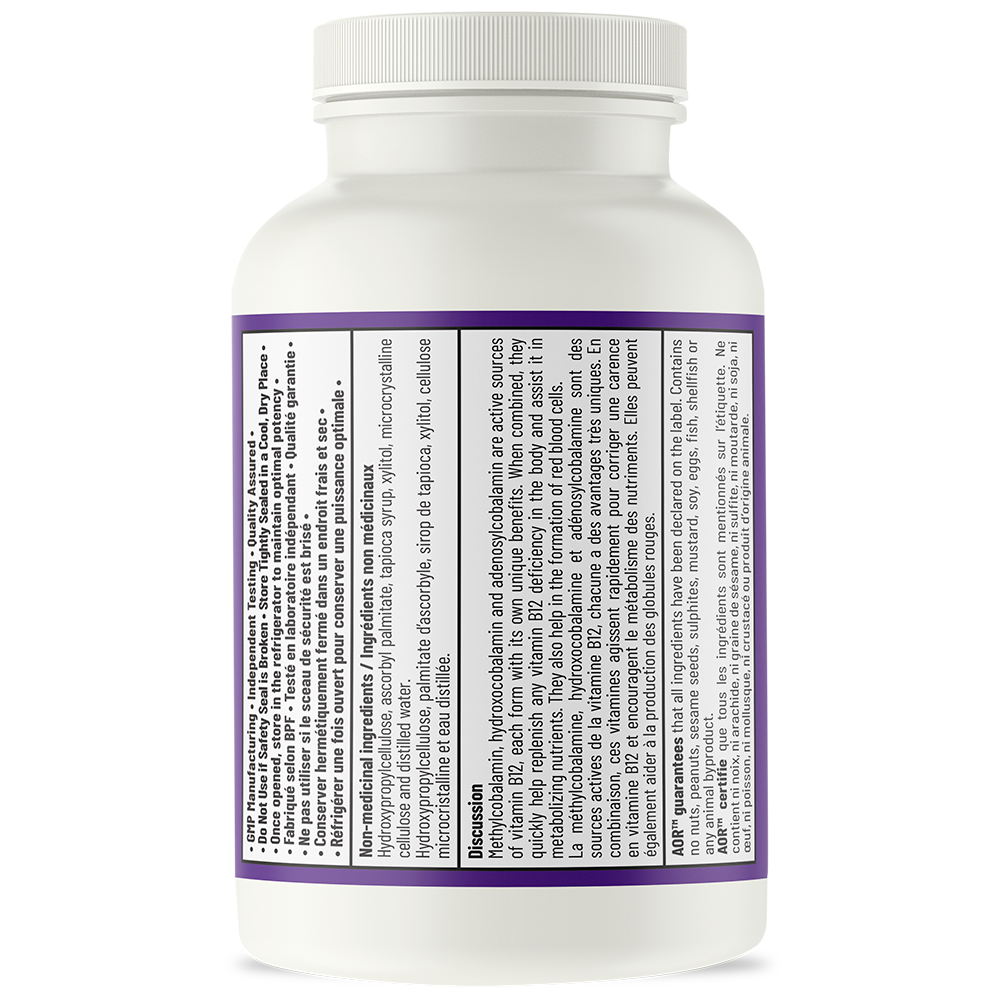 Synergie Tri B12 - Une combinaison de trois formes actives de vitamine B12