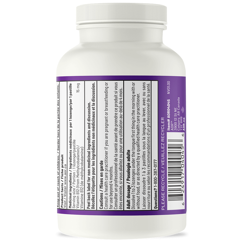 Méthyl B12 - 15 mg - Soutien Neurologique et Métabolique