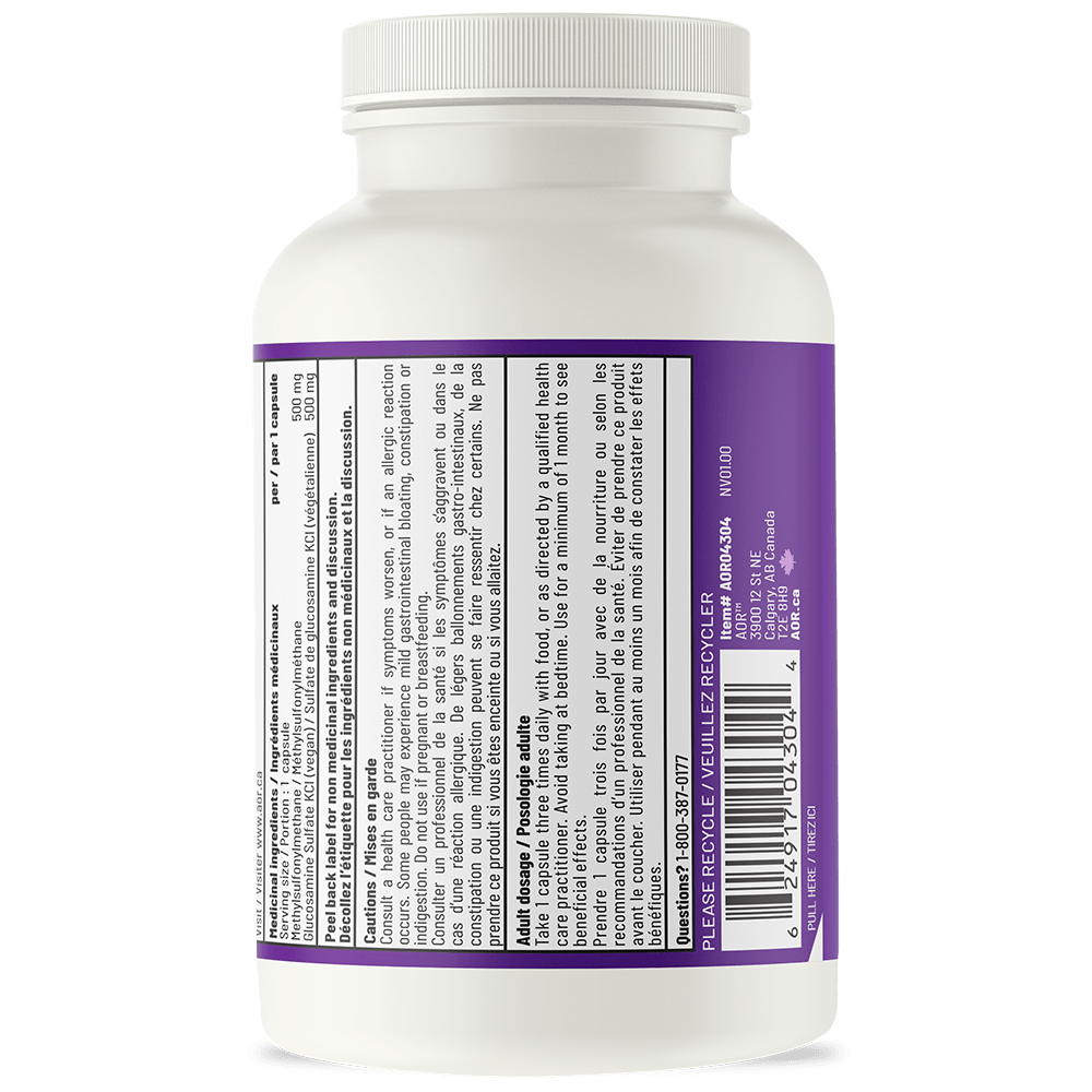 MSM + Glucosamine - Un Soulagement Naturel des Douleurs Articulaires