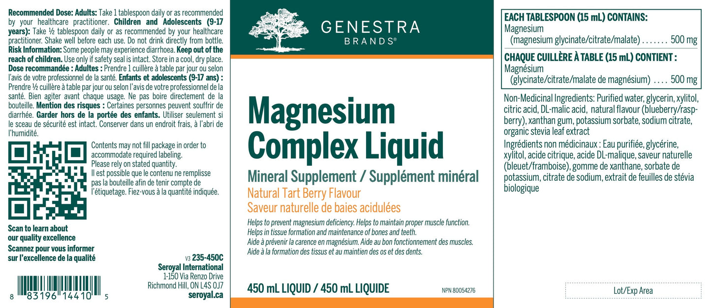 Magnesium Complex Liquid – Santé Générale