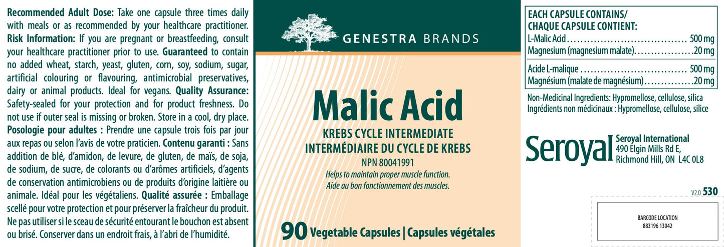 Malic Acid – Support de la Fonction Musculaire