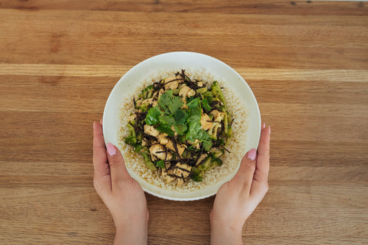 Tofu sauté et algues Aramé🌿