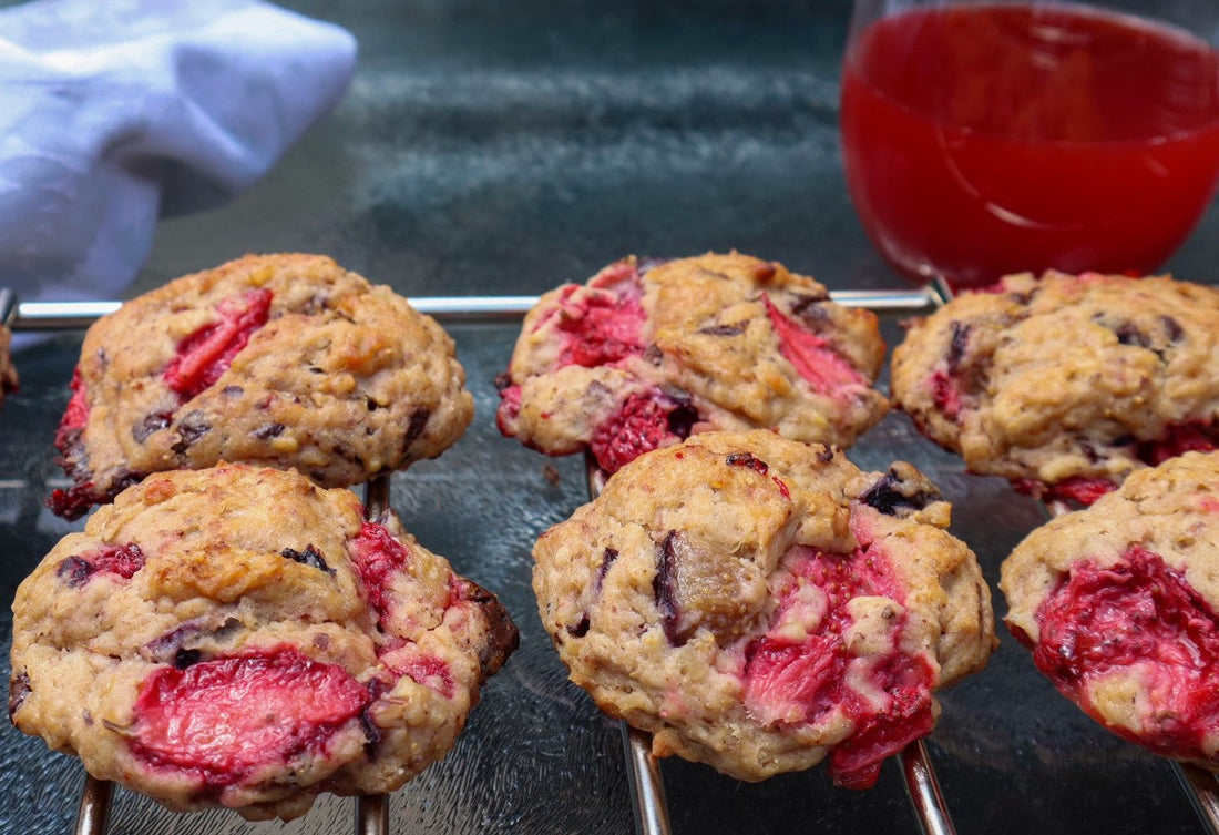 Galettes aux fraises, chocolat et figues