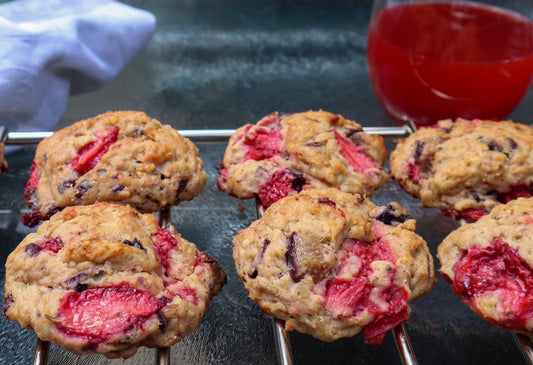 Galettes aux fraises, chocolat et figues