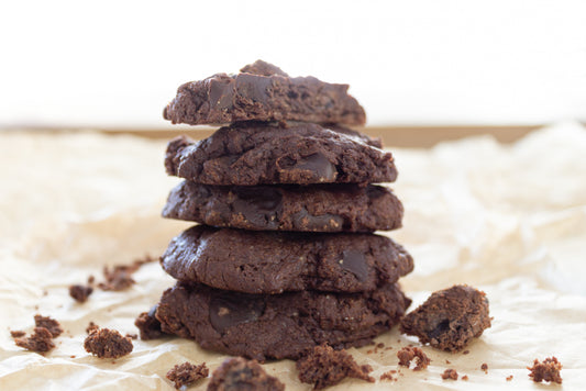 Biscuits ultra chocolatés légèrement sucrés à la purée de figue