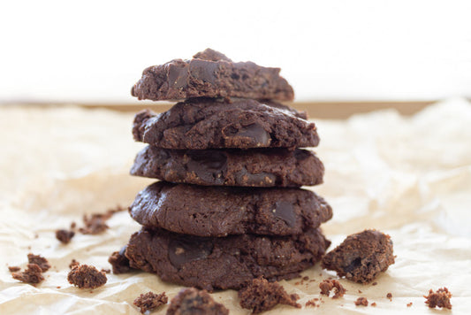 Biscuits ultra chocolatés légèrement sucrés à la purée de figue