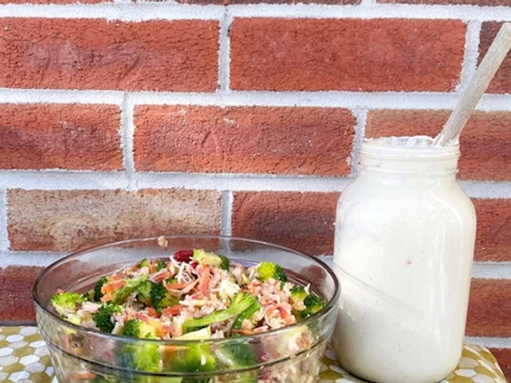 Salade au sarrasin blanc et légumes