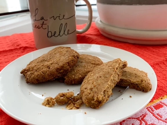 Des supers biscuits végétaliens aux graines de Caméline et de lin