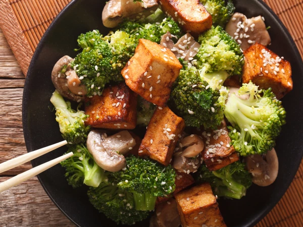 Tofu laqué au gingembre😋