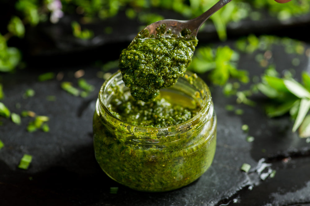 Savoureux pesto entièrement végétalien🌿