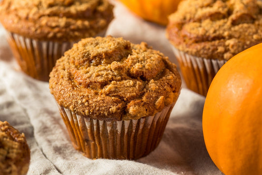 Muffins aux graines et crème à la citrouille