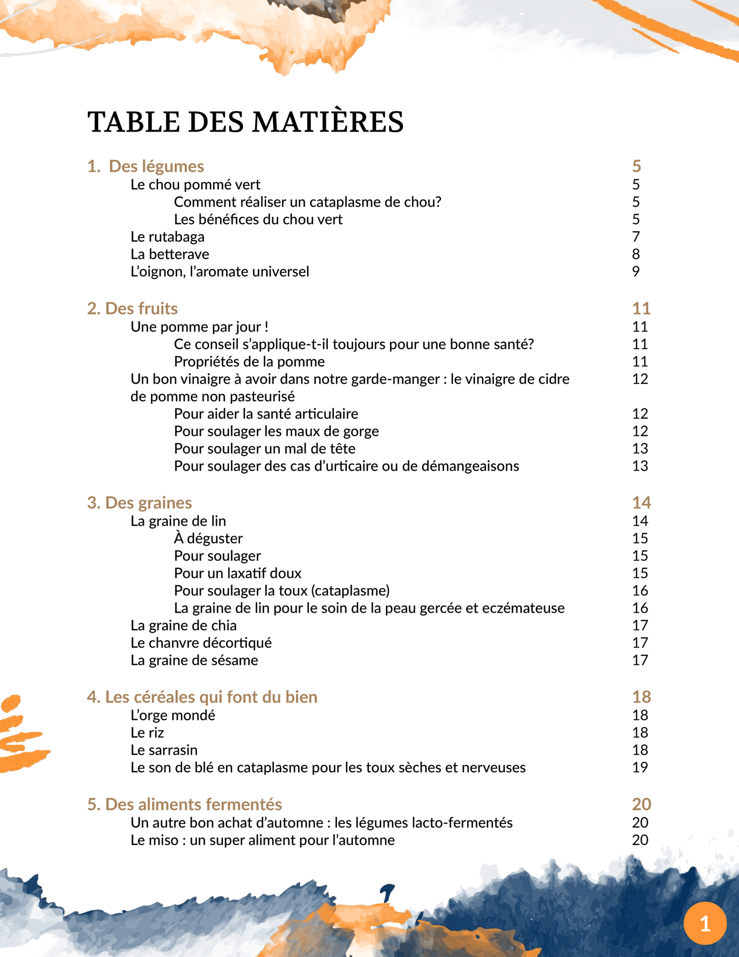 Septembre - Des Aliments d'Automne Aux Mille Vertus