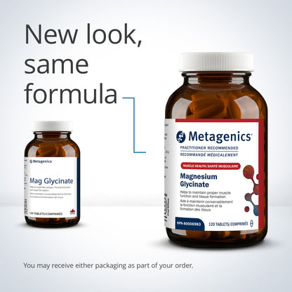 Magnesium Glycinate (Anciennement Mag Glycinate) - Soutien pour des muscles et des tissus sains