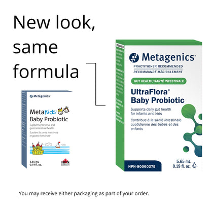 UltraFlora Baby Probiotic (Metakids Baby Probiotic) - Soutien probiotique pour les tout-petits