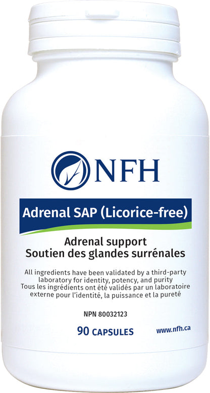 Adrenal SAP (sans réglisse) - Soutien pour la vitalité et le bien-être