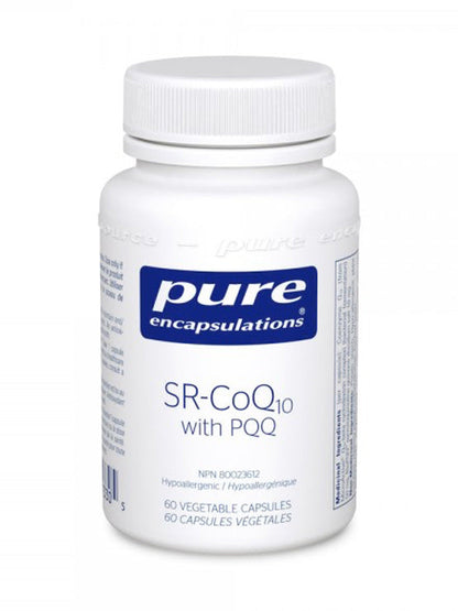 SR-CoQ10 with PQQ - Soutien Cardiovasculaire et Antioxydant