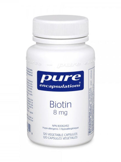 Biotin 8 mg - Cheveux et Ongles Plus Forts