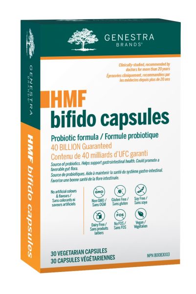 HMF Bifido Capsules – Soutien Probiotique pour la Santé Intestinale