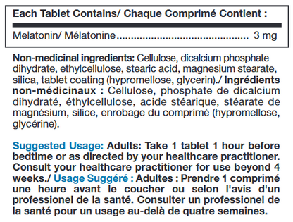 Melatonin PR 3 mg Prolonged-Release : Votre Alliée pour un Sommeil Réparateur