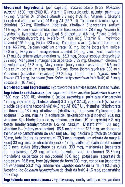 Nutrient 950 (sans fer) - Aide à l'Arthrose