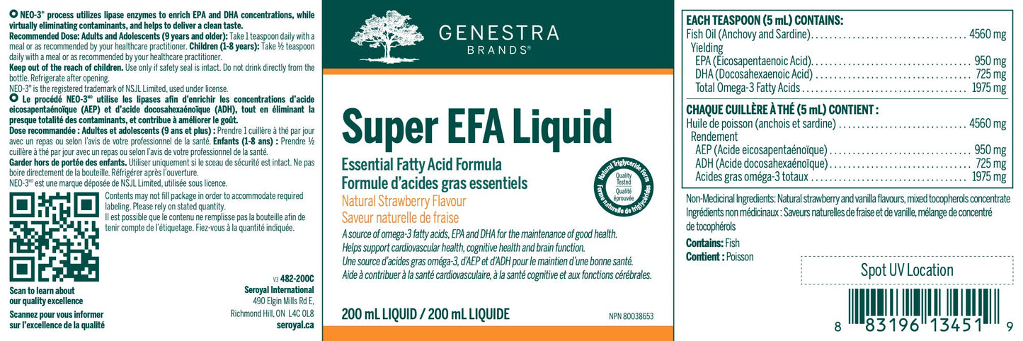 Super EFA Liquid - Bien-être Cardiovasculaire