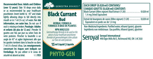 Black Currant Bud